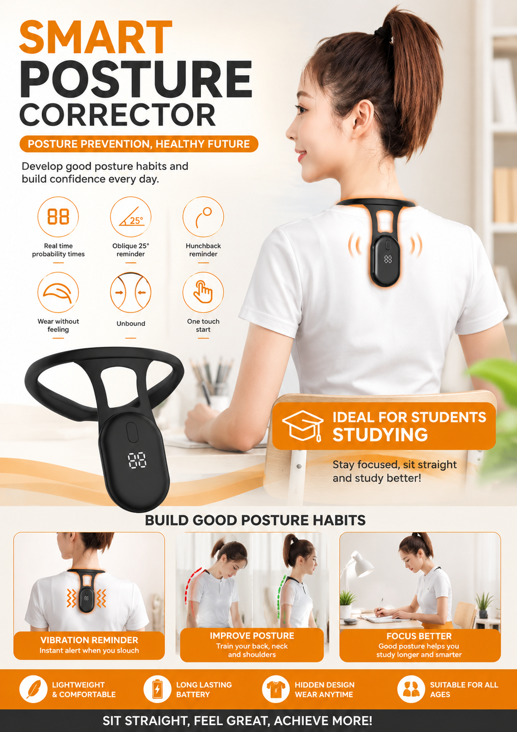 Smart Posture Corrector Poster GPT